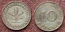 10 PFENNIG MÜNZE/COIN