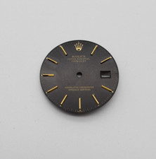 ROLEX Original Zifferblatt Datejust 36mm 16013 16018 schwarz Index Dial black