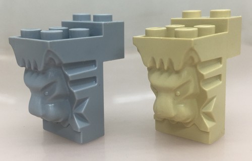 Lego löwenkopf relief - lego,