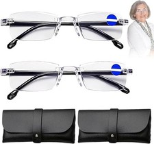 2 Stück Autozoom-Lesebrille, Intelligente Zoom Lesebrille Intelligente Zoom Bril