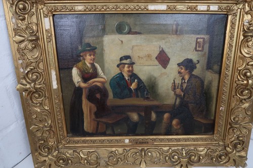 Roner ölgemälde um 1900 - f,