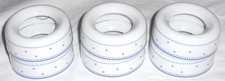 6 x ARZBERG DAILY LAGUNE  RING-EIER-BECHER EGG PORZELLAN WEISS + BLAU-PÜNKTCHEN
