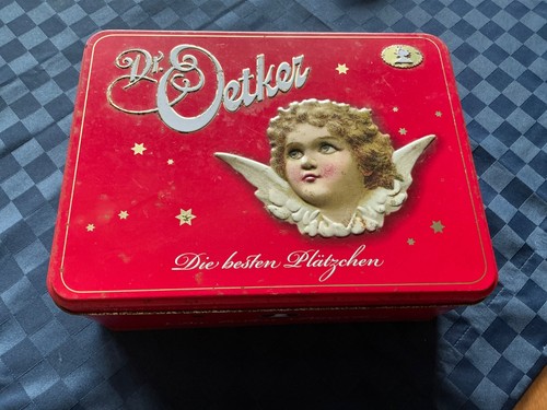 Alte blechdose oetker - dr, oetker-