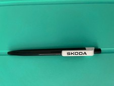 SKODA Druck-Kugelschreiber - (schwarz/weiss) -