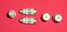 5 x ETI  NEOZED Sicherungen 25A Schmelzsicherungen  DII 400V gelb gL/gG