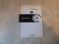 Betriebsanleitung John Deere