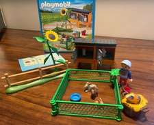 Playmobil Nr. 5123 Häschen Gehege Hasenstall Kaninchen Hasen Meerschweinchen OVP