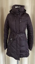 CINQUE warmer Winter Daunen Mantel Pflaume mit Kapuze Größe 36