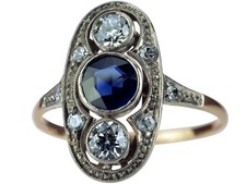 Jugendstil 585 gold 950 platin - 585,