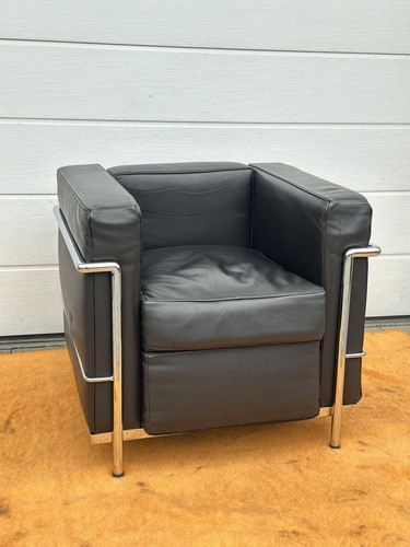 Cassina lc2 sessel leder - lc2,