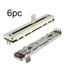 ALPS 6x 10K Schiebepotentiometer log stereo Weg 60mm L:88mm N-Fader K10A RS60N12