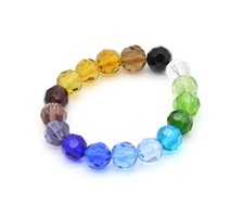 10 Stk. Kristall Glasperlen