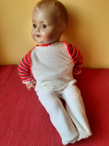 Antik sonneberg baby puppe - sonneberg,