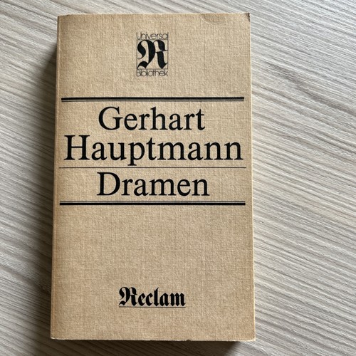 Gerhart hauptmann dramen - gerhart,,