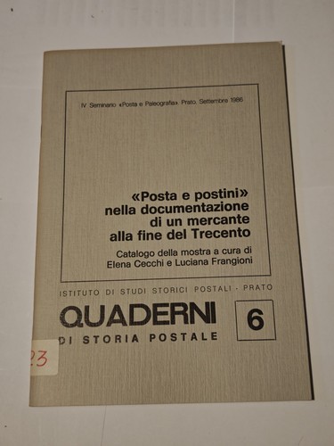 Postgeschichtliche hefte - postgeschichtliche, 6