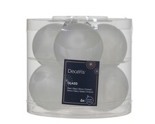 Weihnachtskugeln glas 6cm - 6,