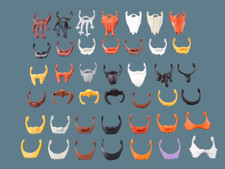 Playmobil Bart Bärte Auswahl Piraten Garde ACW Ritter Western Gallier Zwerg uvm.