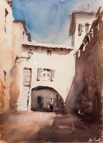 Original aquarell gemälde - aquarell,