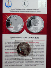 Armenien, 100 Dram, Fußball WM, 2018, Silber, original, PP