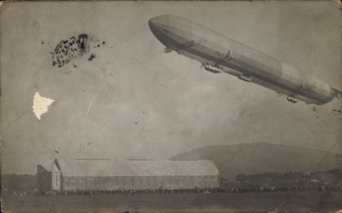 Foto zeppelin luftschiff - foto, ak