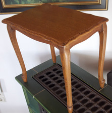 antik Beistell Tisch Blumen