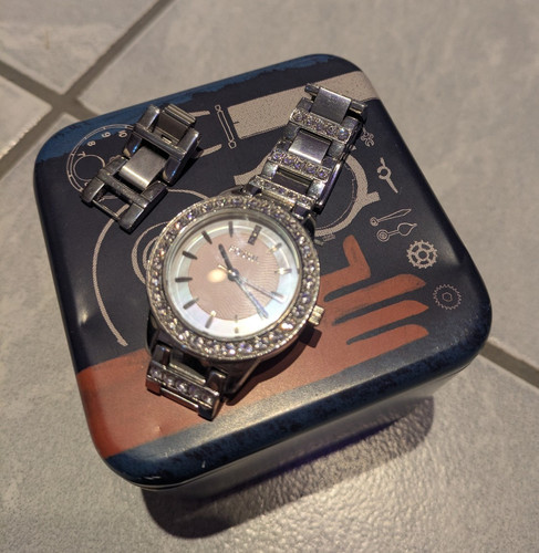 Fossil damen armbanduhr silber - damen,