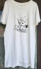 T-Shirt, Snoopy smoke,aus den 90er Jahren ,Gr.S/M,weiss mit schwarzem Aufdruck