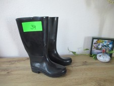 Gummistiefel Reitstiefel Gr. 34 Made in Italien NEU schwarz