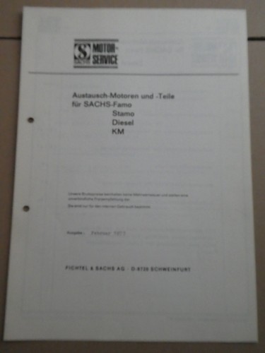 Sachs stamo austausch - ,