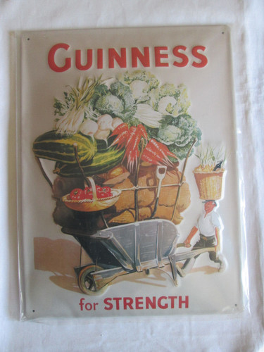 Blechschild for strength - blechschild,