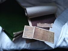 Modelleisenbahn Zubehör Eisenbahnplatte, Rasen, Wände, Pflastersteine 