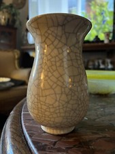 Antike Art Deco Vase Craquele Top Glasur