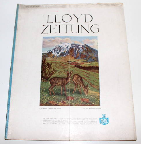 Norddeutscher lloyd zeitung - norddeutscher,