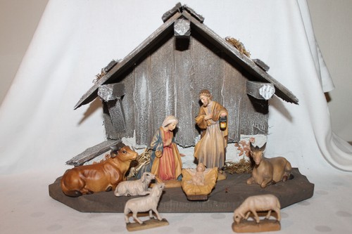 Weihnachtskrippe krippenstall - weihnachtskrippe,
