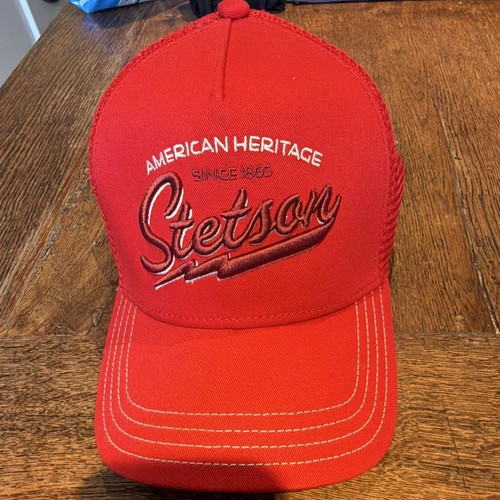 Stetson trucker cap - rot, mesh