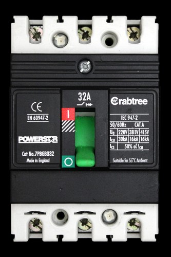 Crabtree mccb triple pole - 32,