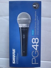 Top SHURE Mikrofon PG48 in Shure Mikrofontasche voll funktionsfähig