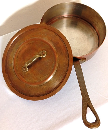 Kupfer stieltopf kasserolle - kupfer,