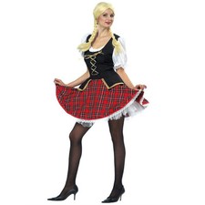 Damen schotten kleid - damen,