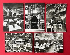 5 x DDR Foto AK LEIPZIG 1961 - 72 Auerbachs Keller mit Innenansichten   ( 130880