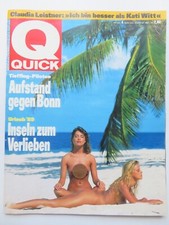 Quick 4/1989, Drew Barrymore, Rebecca de Mornay, Anne Sophie Mutter, Danuta Lato