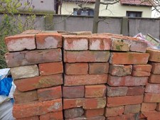 Klinker Mauer Backsteine Ziegelsteine Reichsformat 26 x12x 6.5 cm