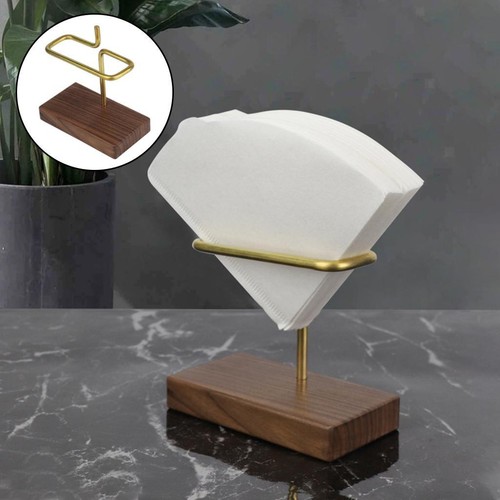 Walnuss messing kaffeefilter - walnuss,