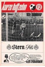Fussball-Programmheft    80/81   2. Liga    Rot Weiß Essen - OSV Hannover