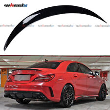 Sport Heckspoiler Lippe Schwarz Glanz für Mercedes CLA C117 W117 13-19