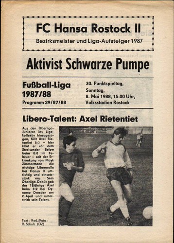 Ddr liga fc - ddr-liga, hansa