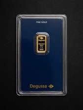 0,5 g Goldbarren Degussa –