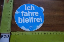 Alter Aufkleber Tankstelle Additive Öle ARAL bleifrei