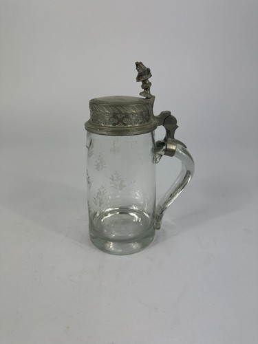 Antiker bierkrug glaskrug - antiker,