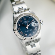 Rolex Oyster Perpetual Date 26 mm Edelstahl 79190 Damenuhr - Full Set